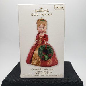 NIB Hallmark Keepsake Ornament: Colonial Christmas, Madame Alexander Series